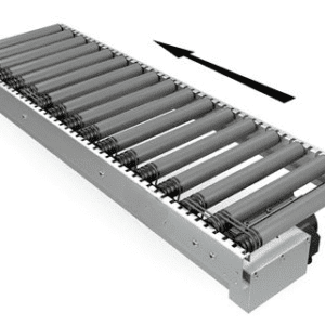 Drive section for driven roller conveyors