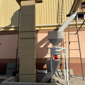 Manufacturing and installing a cotton seed weigher before pressing